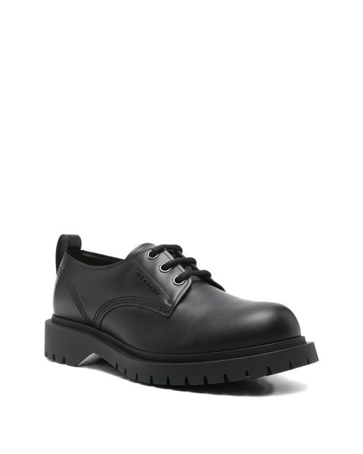 Givenchy Black Leather Lace-Ups for men