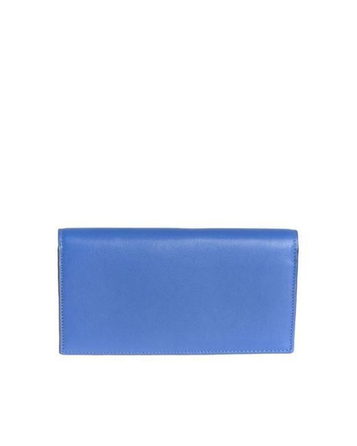 Paul Smith Blue Leather Wallet