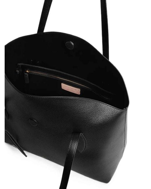 Coccinelle Black Handbag Grained Leather Noir