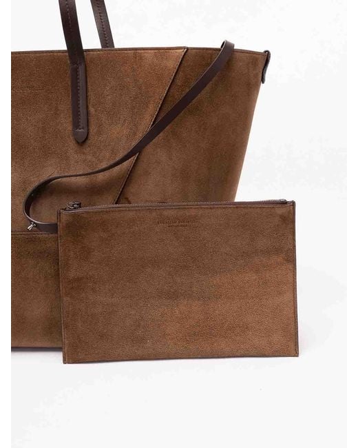 Brunello Cucinelli Brown 'Bc Duo' Handbag