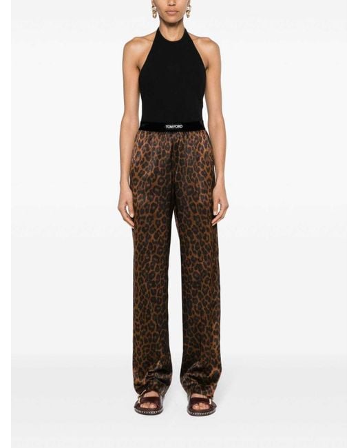 Tom Ford Brown Casual Trousers