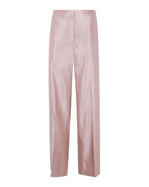 Loulou de Saison Pink Sally Tailored Trousers