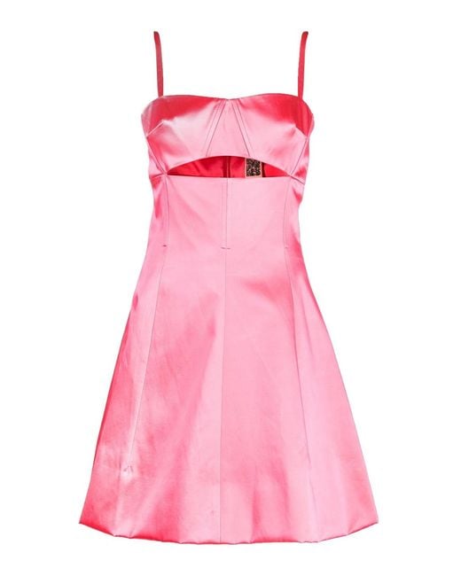 Patou Pink Cut-Out Minidress