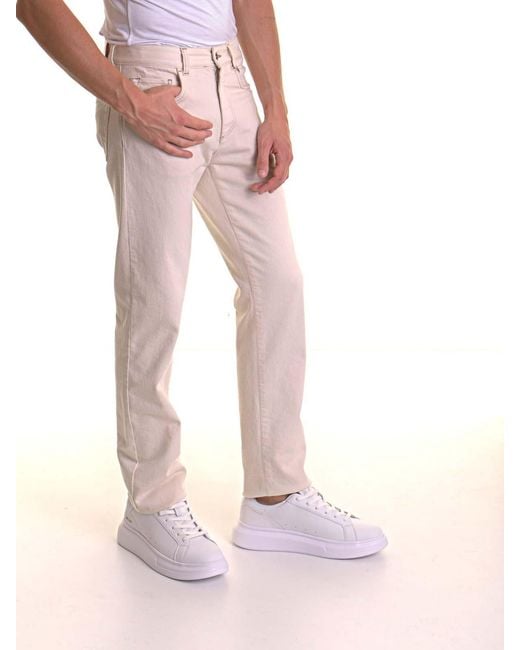 Canali Natural Jeans for men