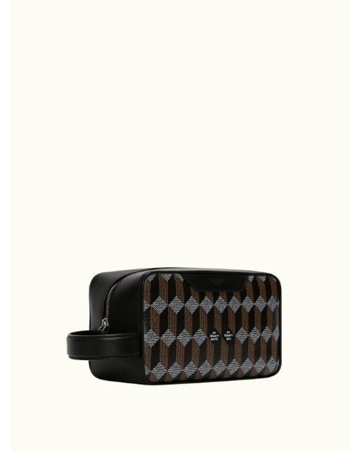 AU DEPART Black Square Pouch 20