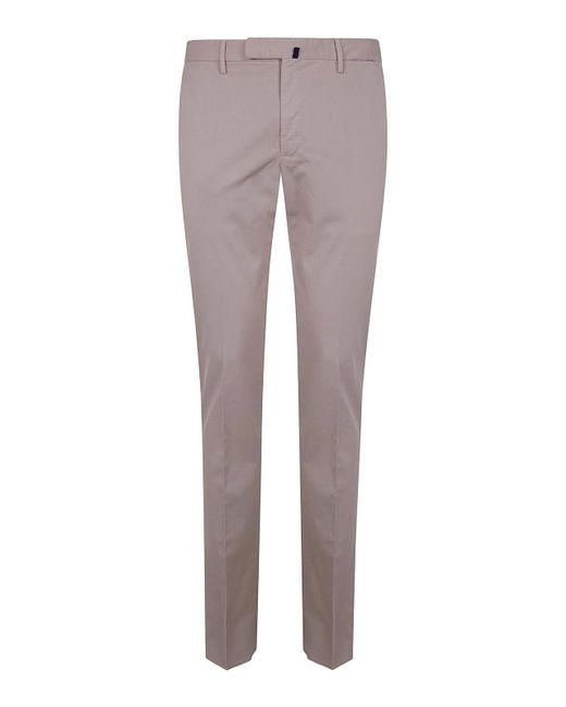 Incotex Gray Slim Fit Trousers for men