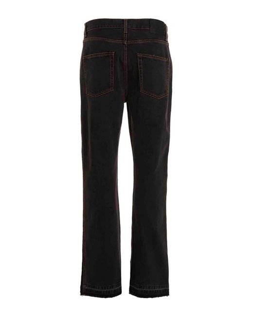 McQueen Black Five-Pocket Jeans for men