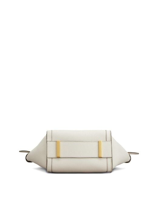 Tod's Natural Small Leather Tote Bag