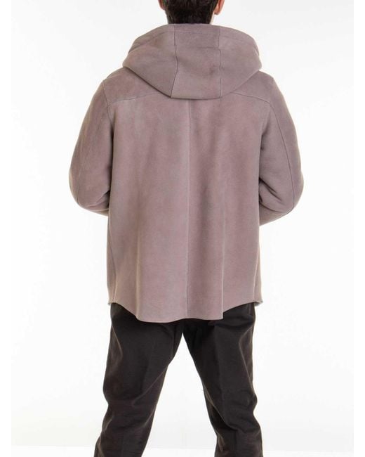 Emporio Armani Purple Down Jackets for men
