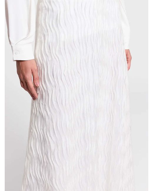 Peserico White Skirt