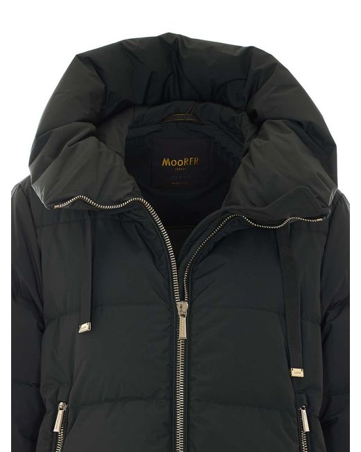 Moorer Black Gadia Down Jacket