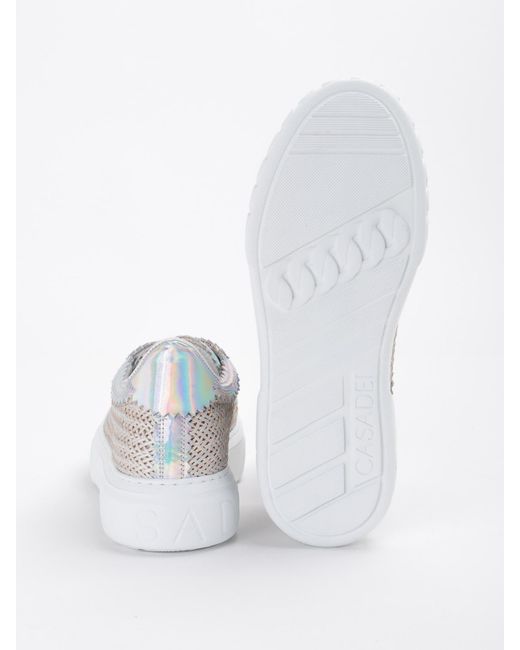 Casadei White Trainers