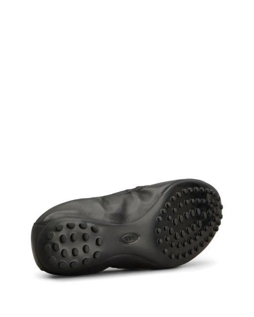 Tod's Black Leather Ballets