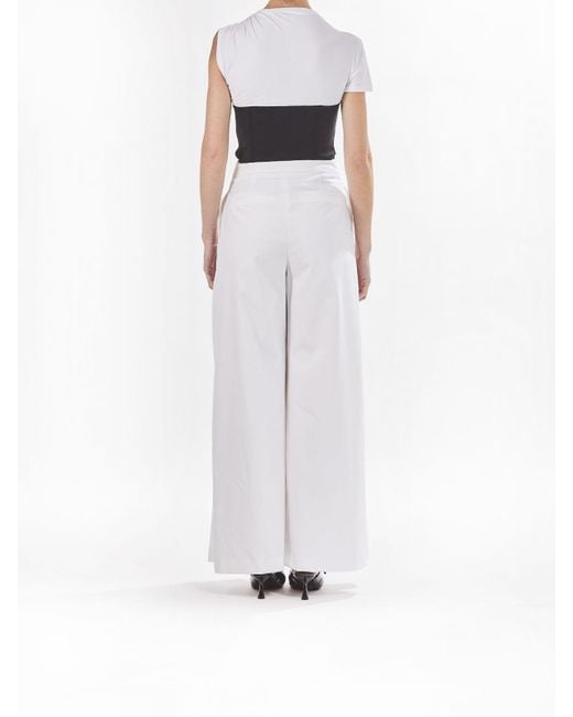 Karl Lagerfeld White Summer Occasion Suite Trousers