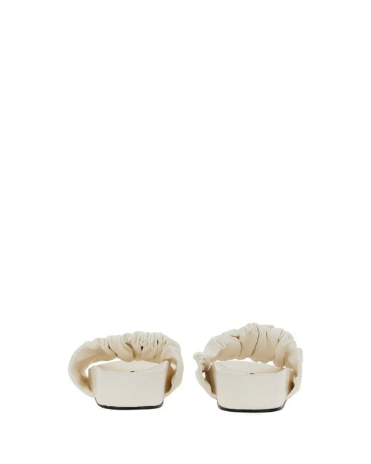 Jil Sander White Sandals