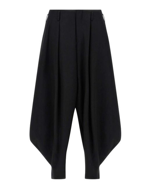 Comme Des Garcons Hommes Plus Blue Extra Loose Leg Pants for men