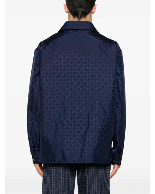 Givenchy Blue Overshirt for men