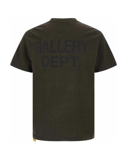 GALLERY DEPT. Green Logo T-Shirt for men