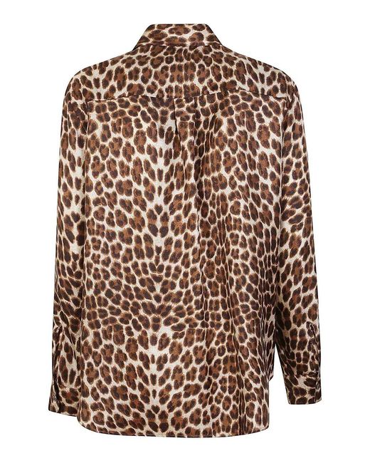 P.A.R.O.S.H. Brown Stain Shirt