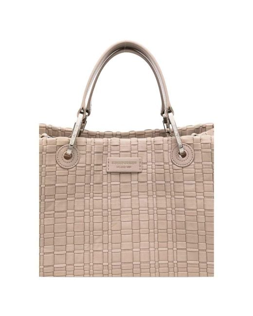 Emporio Armani Natural Myea Medium Shopping Bag