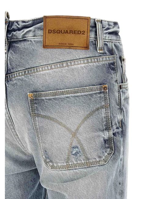 DSquared² Blue Teddy Jeans for men