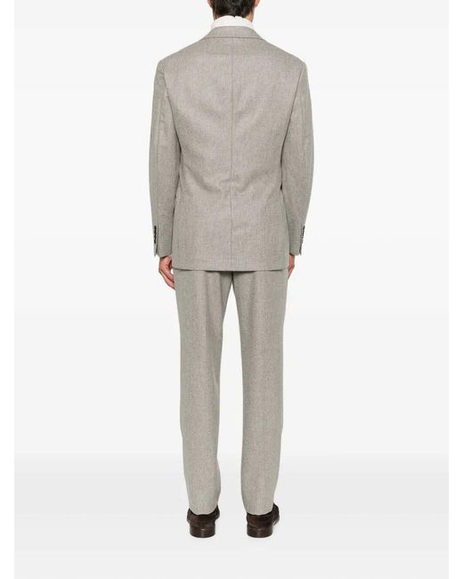 Brunello Cucinelli Gray Suit for men