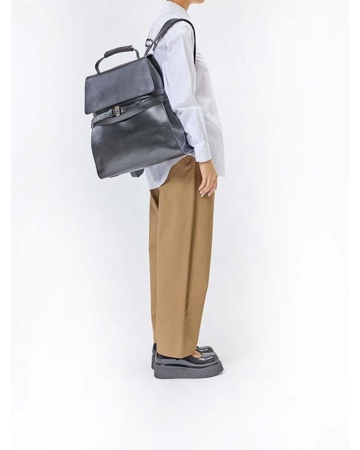 Moschino Black Backpack Tie Me