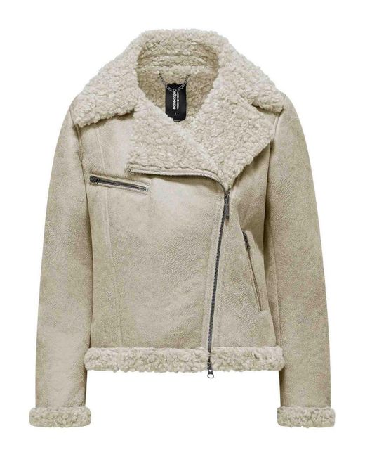 Bomboogie Gray Leather Jacket