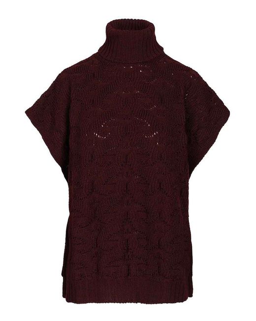 Etro Red Turtleneck Sweater