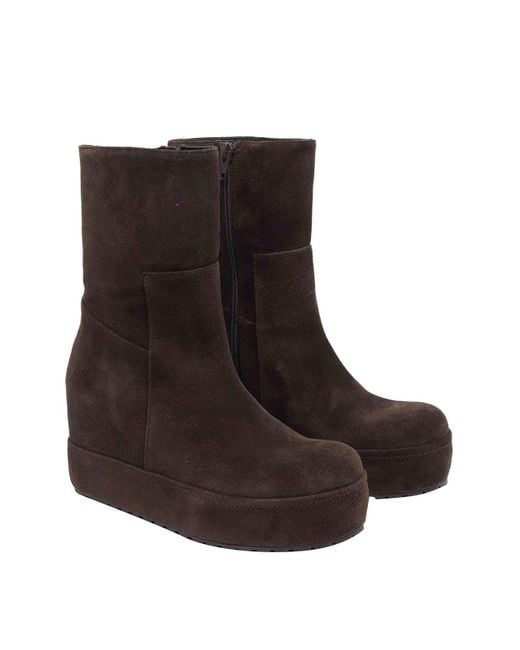 Paloma Barceló Brown Paloma Barceló Disa Platform Boots