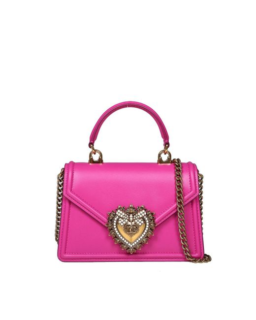 Dolce & Gabbana Pink Devotion Small Tote