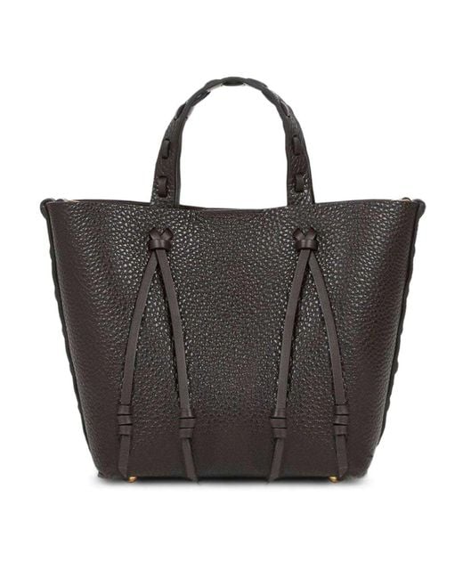 Etro Black Essential Shopping Bag