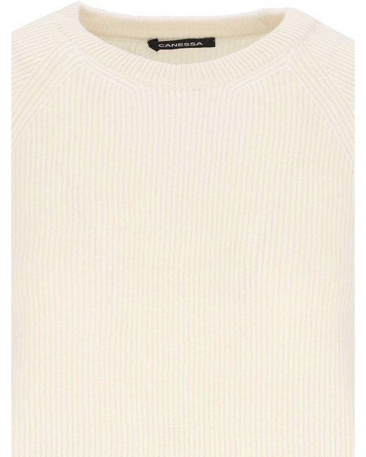 Canessa Natural Crewneck
