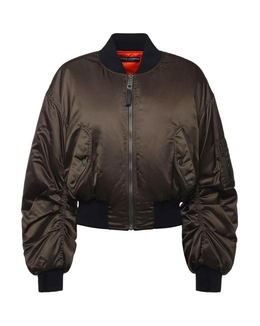 Dolce & Gabbana Black Nylon Canvas Jacket
