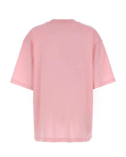 Marni Pink Logo Print T-Shirt