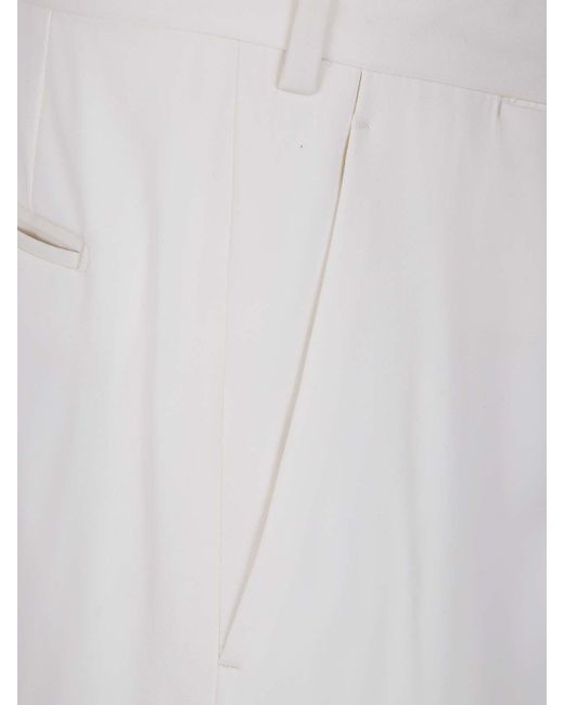 Lardini White Attitude Trousers for men