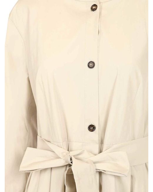 Max Mara Natural Cotton Poplin Dress