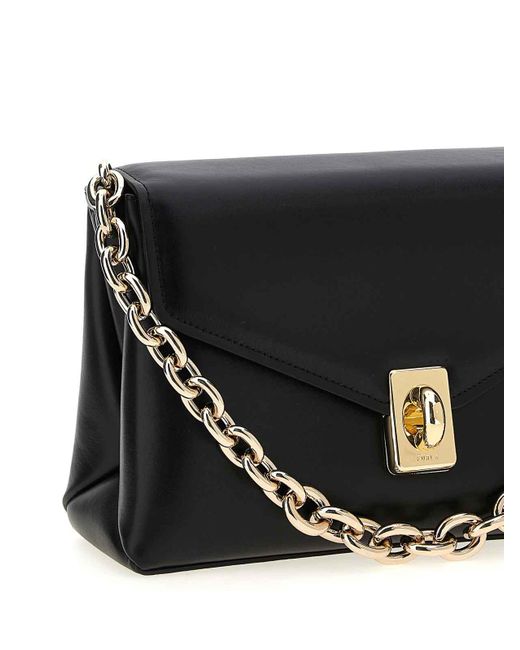 Furla Black Meridiana Shoulder Bag