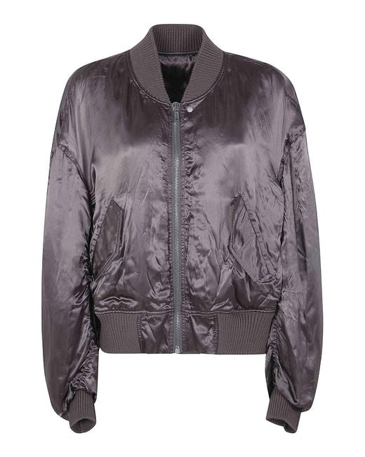 Rick Owens Gray Secchia Flightpadded Jacket
