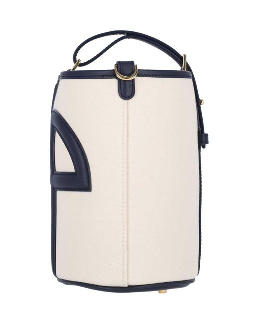 Patou Blue Small Bucket Bag