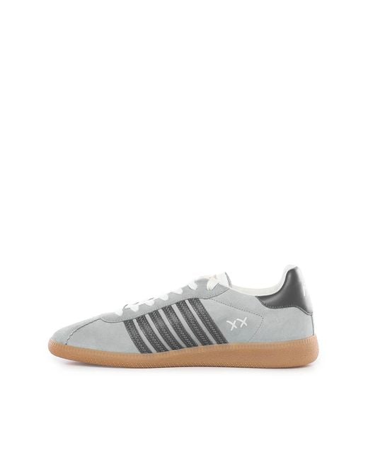 DSquared² White Rebels Suede Sneakers for men