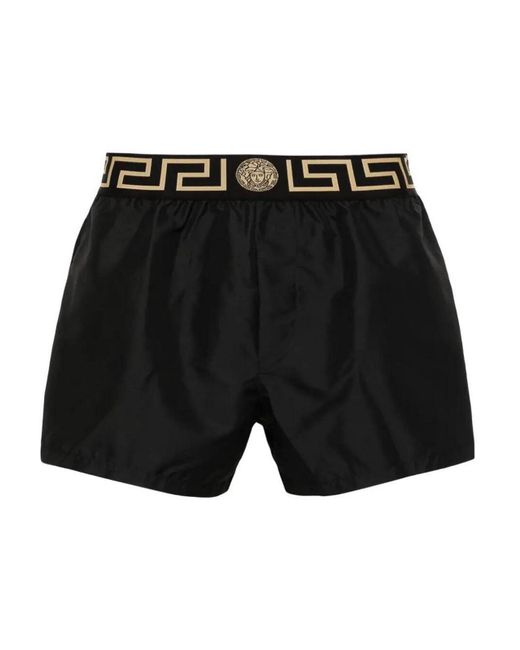 Versace Black Swim Shorts for men
