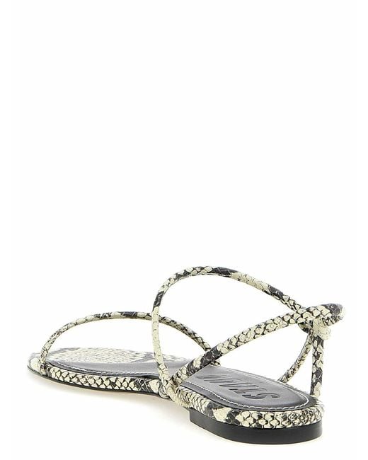 Staud White Laurel Sandals