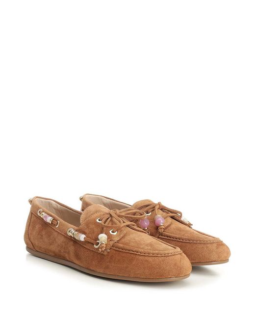 Stuart Weitzman Brown Moccasin