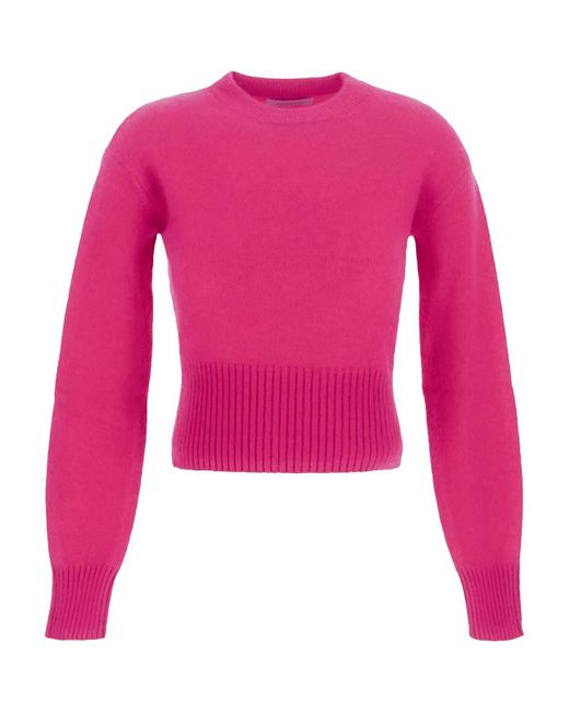 Laneus Pink Sweater Fuchsia