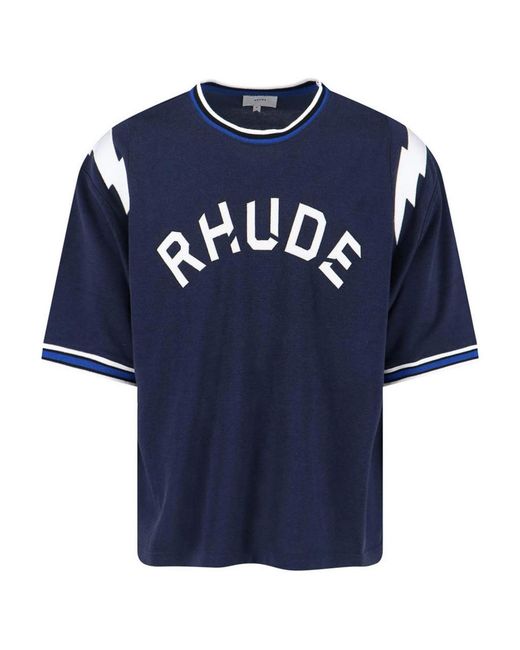 Rhude Blue T-Shirt for men