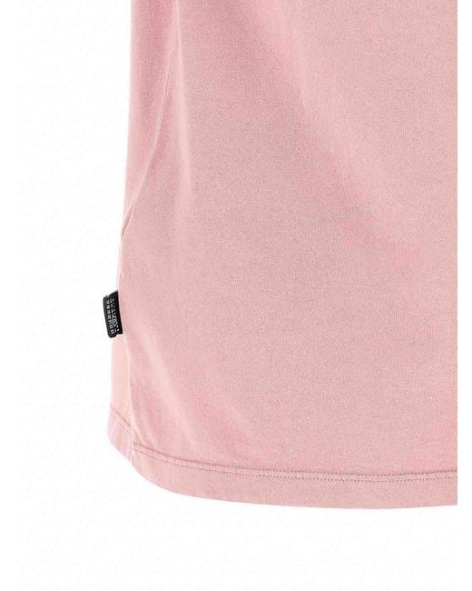 MM6 by Maison Margiela Pink Arc Print T-Shirt