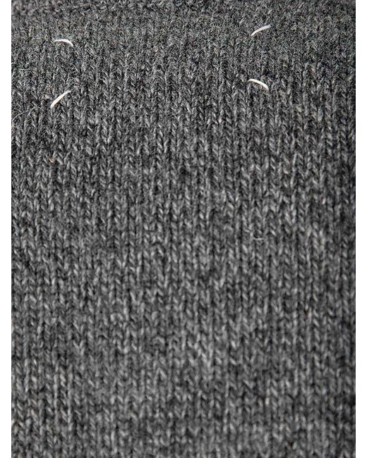 Maison Margiela Gray Wool Crewneck for men