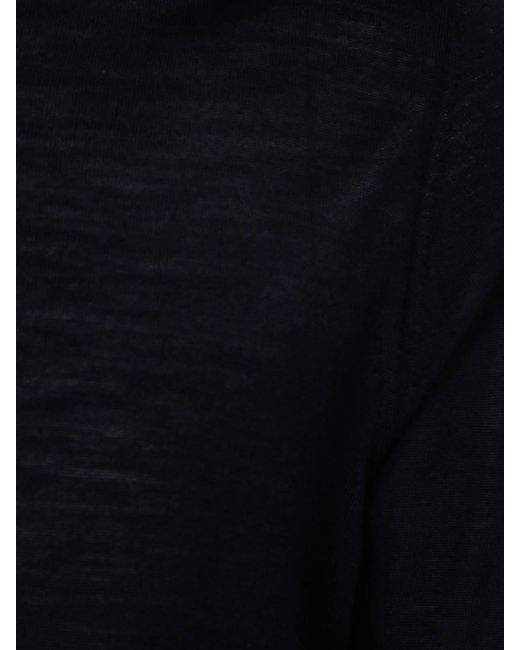 Nuur Blue Long Sleeves Round Neck for men