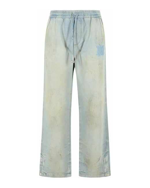 Amiri Blue Cotton Jeans for men